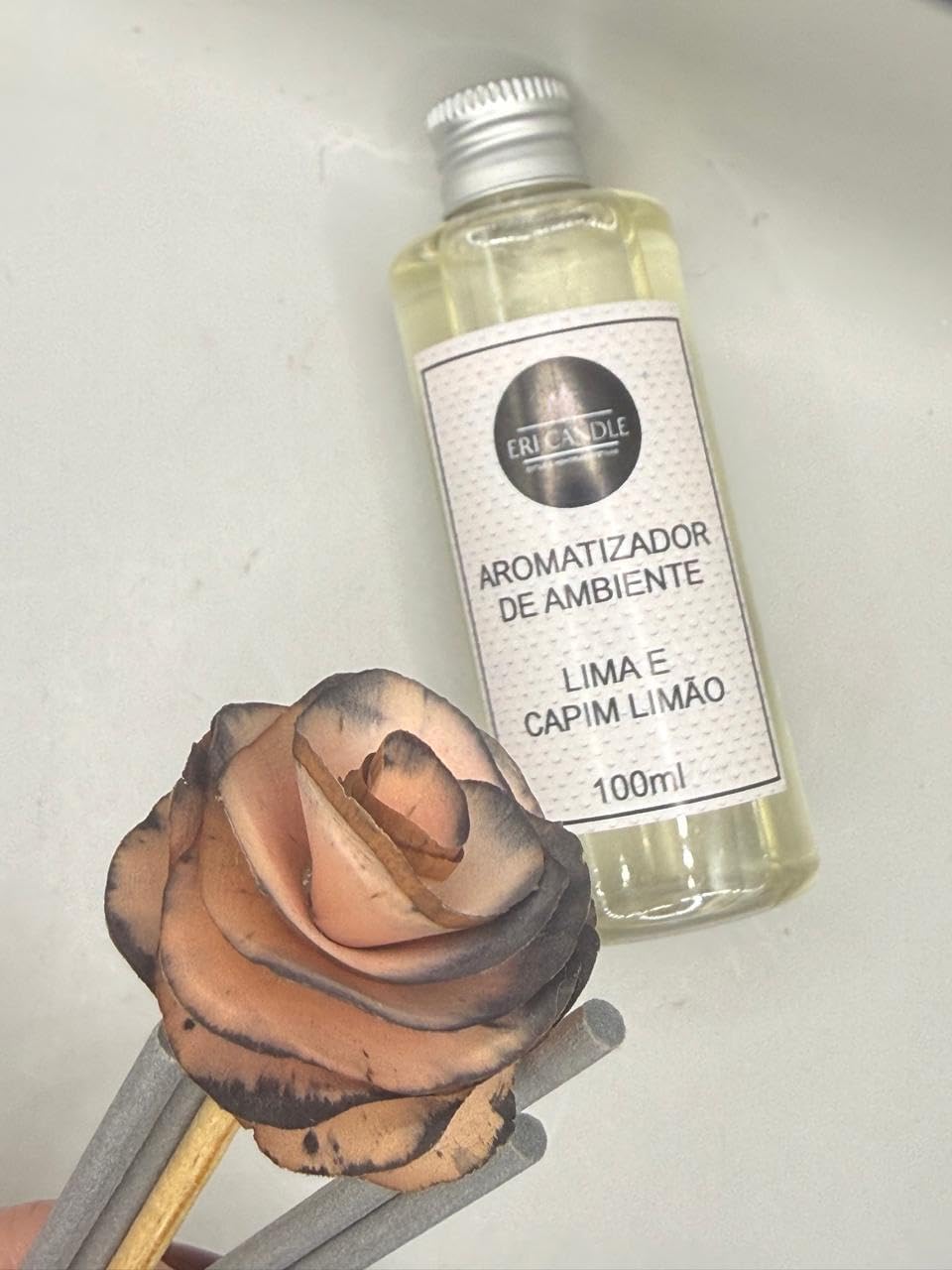 Difusor Aromatizador de Varetas Eri Botanic 100ml Fragrância Natural