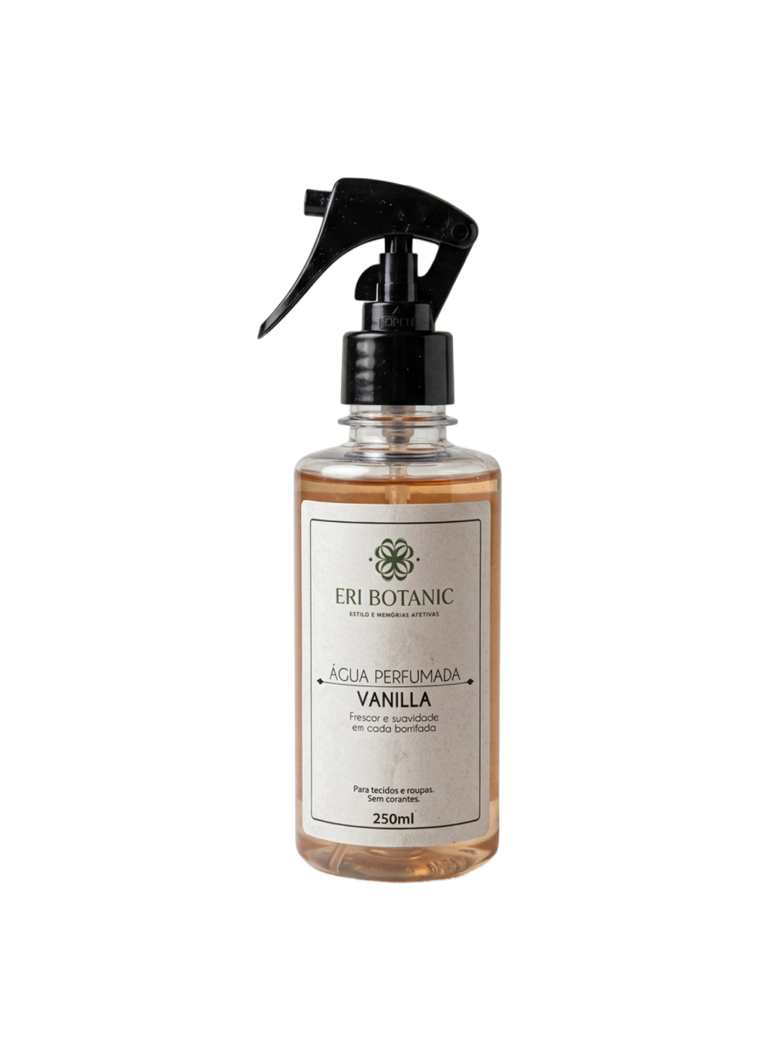 Água Perfumada Para Tecidos Sem Corante Eri Botanic 500ml Aroma Floral Levemente Adocicado (Vanilla)