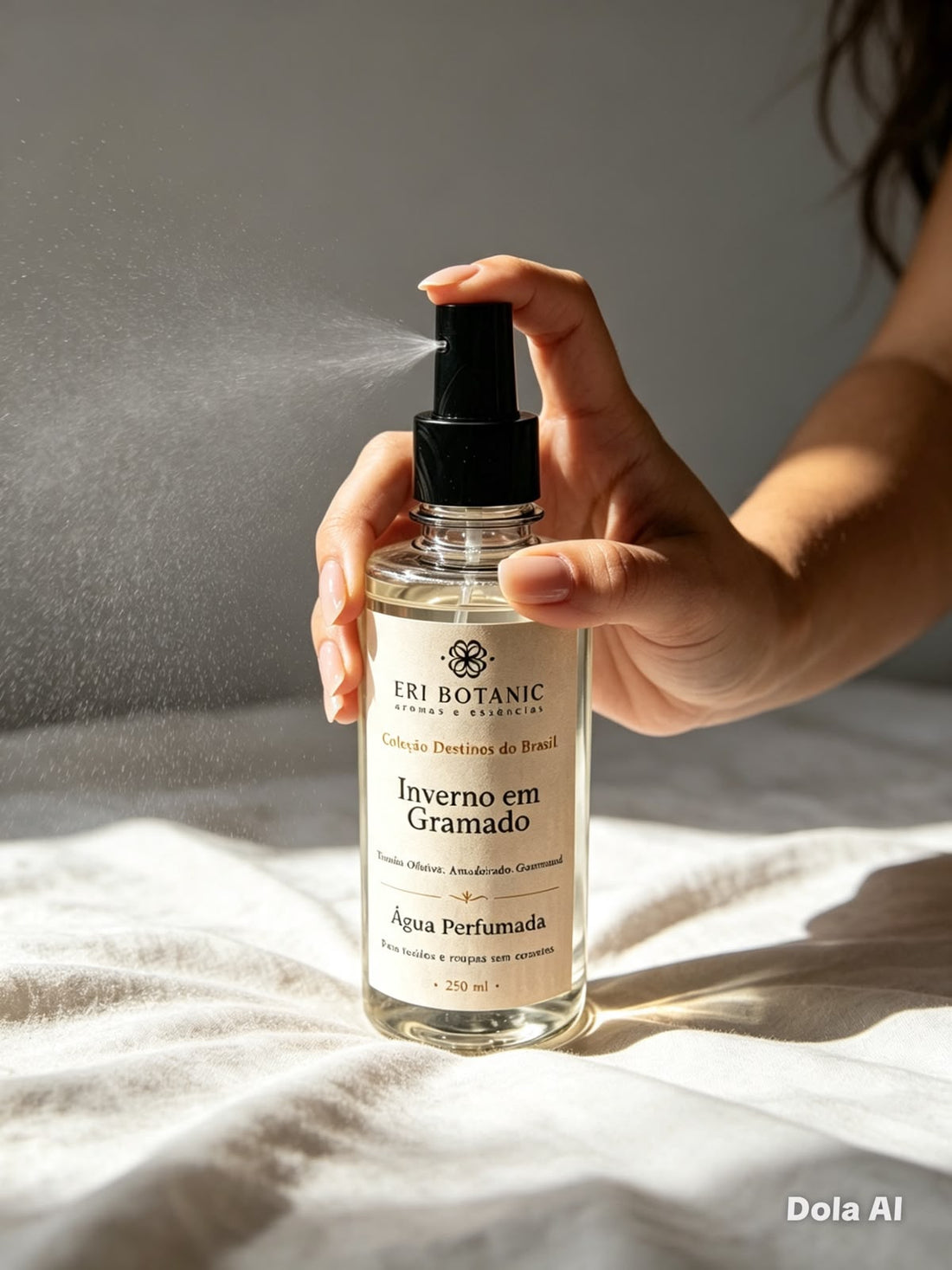 Água Perfumada para Tecidos Sem Corante Eri Botanic | Coleção Destinos do Brasil | Inverno em Gramado 250ml