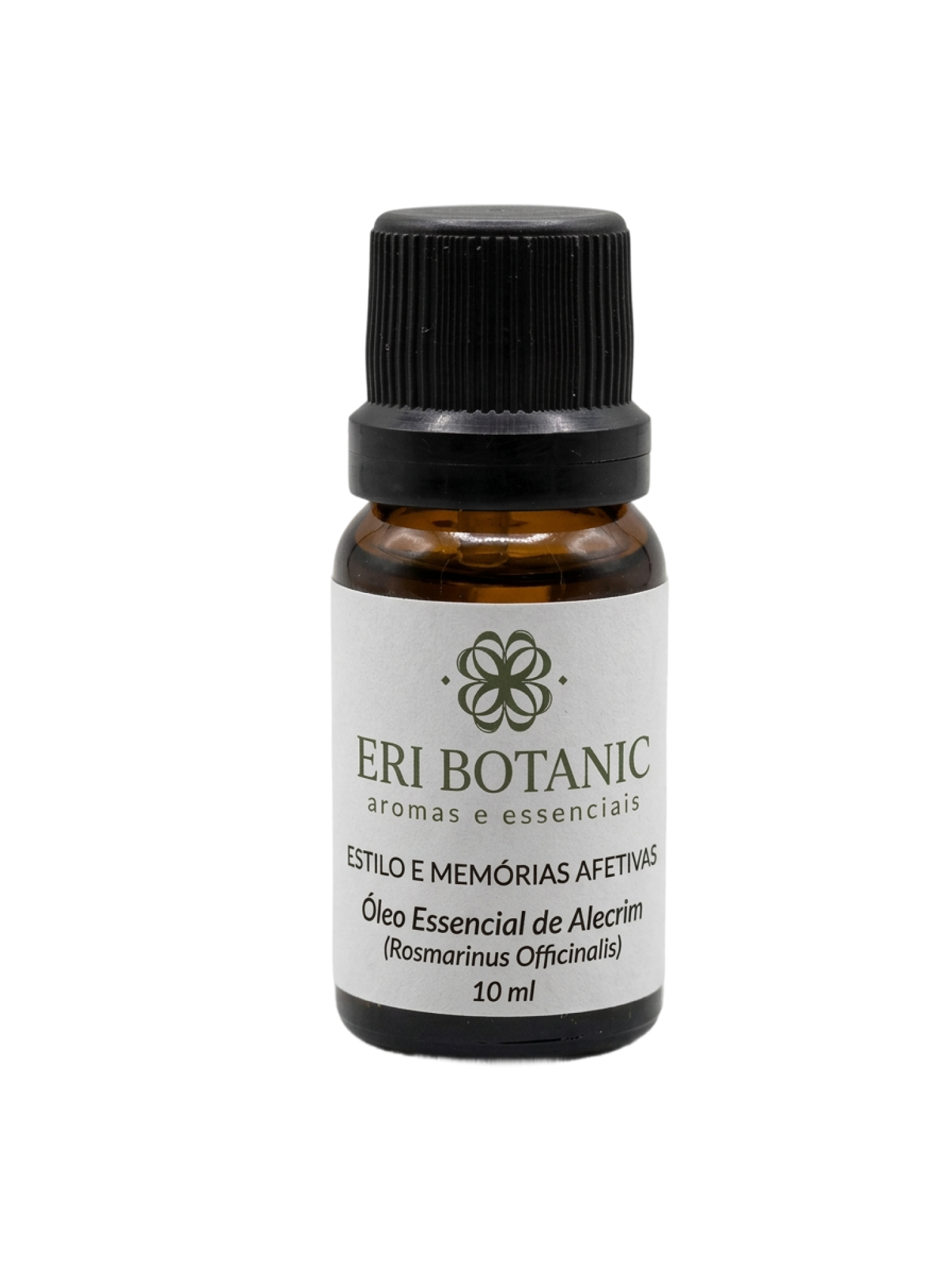 Óleo Essencial Natural 10ml Eri Botanic para Aromaterapia Difusor Massagem e Aromatizador Cerâmico (Alecrim)